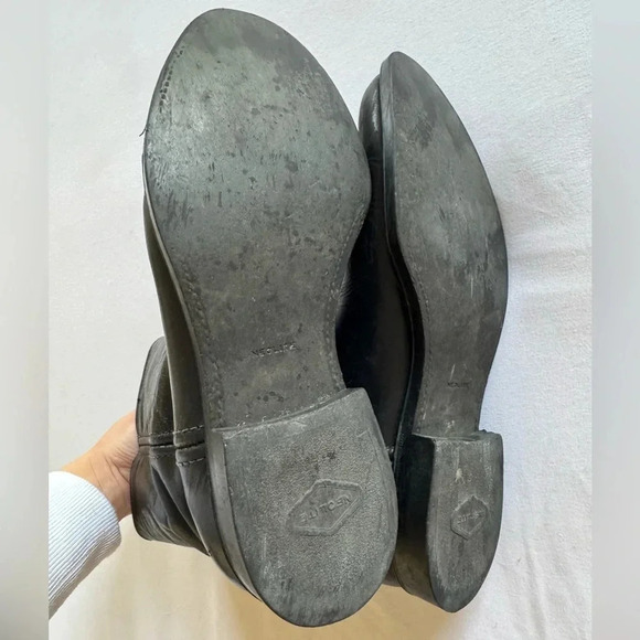 Women’s Vintage Neolite Black Leather Boots size 5 - Picture 5 of 7